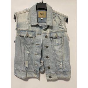 Paige Light Blue Denim Vest